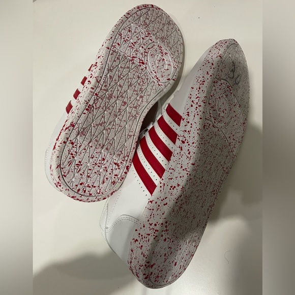 K swiss court sneakers. White/Red. Never been used. Like new. - Picture 4 of 4